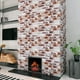 thumbnail image 1 of 1pc Red Vintage Brick Self-Adhesive Waterproof Wallpaper, Peel And Stick, Removable Wallpaper For Room Backdrop, Furniture Appliance Refurbishment, Home Improvement, 1 of 2