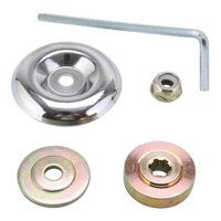 Magideal - Cabezal De Cortacésped, Kit De Fijación De Tuerca, Juego De Repuesto Para Cabezal De Cortacésped, Adaptador De Tuerca De Montaje, Cuchilla, Cabezal De 4 Piezas