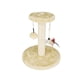 thumbnail image 1 of Rascador para gatos, estructura de escalada para gatos, de dos pisos, vertical, con bolas colgantes, juguetes para jugar, torre de juegos para gatos,, 1 of 5