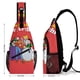 thumbnail image 2 of Los Archies Riñonera Bandolera con Estampado Integral para Hombres y Mujeres, Bolso Cruzado Gráfico de Tendencia, Mochila de Hombro Streetwear para Ciclismo y Deportes, Riñonera Versátil Casual, 2 of 6