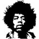 thumbnail image 1 of Decomural Jimi Hendrix Rock Music WS-16147, 1 of 2