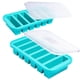 thumbnail image 1 of Moldes de silicona para congelador, cubos, 125 ml, paquete de 2 con tapa, 1 of 6