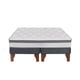thumbnail image 1 of Cama Europea Stella 2 Plazas 150x190 cm Base Colchón Madera Gris, 1 of 3