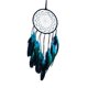thumbnail image 5 of Atrapasue?os Bohemio Atrapasue?os Colgante De Pared De Plumas Para Decoración Del Hogar Azul, 5 of 5
