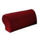 thumbnail image 1 of 1 par elástico reposabrazos sofá cubre sillones protector rojo, 1 of 3
