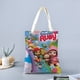 thumbnail image 2 of rainbow ruby Bolso de tela con estampado de lienzo para mujer, bolsa de compras reutilizable y estética, con cremallera interior, regalo para mujer,40*45cm., 2 of 6