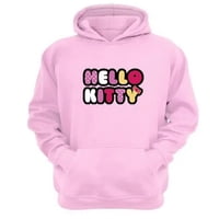 Genérico - Polerón Canguro Gatita Kitty Rosa Talla Xs Unisex