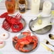 thumbnail image 5 of Juego de 2 platos redondos de acero inoxidable para cena, platos de metal, ideales para picnic y camping al aire libre, irrompibles., 5 of 6