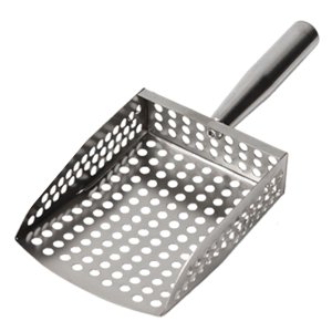 Ioensy - Pala Para Arena De Playa, Tamiz, Cuchara Para Heces, Herramienta De Limpieza, Tamiz Para Mascotas, Pala, Malla, Agujero