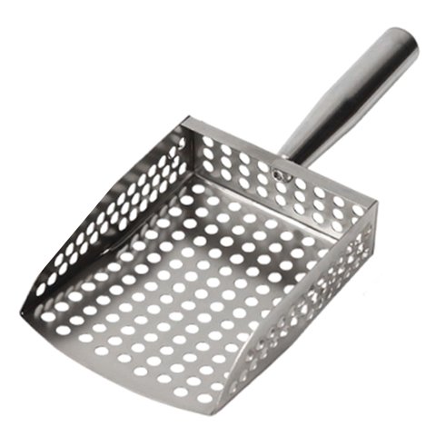 Ioensy - Pala Para Arena De Playa, Tamiz, Cuchara Para Heces, Herramienta De Limpieza, Tamiz Para Mascotas, Pala, Malla, Agujero