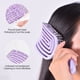 thumbnail image 2 of Cepillo desenredante ventilado para cabello húmedo y seco, peine masajeador elástico suave, cepillo antienredos, 2 of 5