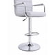 thumbnail image 3 of Pack de 2 Sillas Bar Ajustables | Color Gris Con Reposabrazos | Giratorias 360 ° , Altura Regulable y Base Cromada, 3 of 8