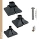 thumbnail image 5 of Kit de base con brida para cerca Rockwill para postes cuadrados de 2.54 cm, 5 of 7