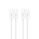 thumbnail image 1 of Cable USB C a USB C, paquete de 2 unidades, 1 m, 60 W, color blanco, 1 of 7