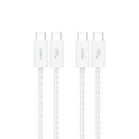Belkin - Cable Usb C A Usb C, Paquete De 2 Unidades, 1 M, 60 W, Color Blanco