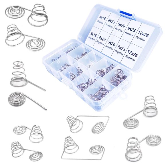 Kit de Resortes para Baterías SINEKY 50 piezas AA AAA Reemplazo