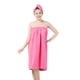 thumbnail image 1 of Conjunto de bata de spa para mujer, toalla de baño de microfibra suave, acogedora y absorbente con gorro turbante para secar el cabello., 1 of 5