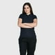 thumbnail image 2 of Polera Pique Tc Mc Mujer azul marino XL, 2 of 5