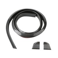 Magideal - Kit De Alerón Para Maletero De Coche, Alerón De Techo, Decoración Exterior Del Vehículo, Fácil Instalación, Accesorios Para Automóviles, Alerón Traser Fibra De Carbono De 4.5 Cm