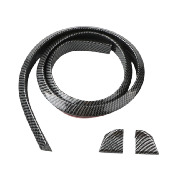 Kit de alerón para maletero de coche, alerón de techo, decoración exterior del vehículo, fácil instalación, accesorios para automóviles, alerón traser Fibra de carbono de 4.5 cm