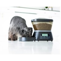 Genérico - Dispensador De Alimentos Para Mascotas Automático Negro