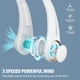 thumbnail image 5 of Ventilador de cuello Morelax sin aspas, recargable por USB, 3 velocidades, 4000 mAh, 5 of 8