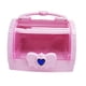 thumbnail image 1 of Caja De Almacenamiento Con Asa, Estuche De Almacenamiento De Accesorios Para El Cabello Para Papelería, Herramientas De Escritorio, Color Rosa, 1 of 5