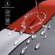 thumbnail image 4 of Cortina de ducha moderna de mediados de siglo, color rojo, accesorios de baño, juego de cortina de ducha negra y gris con 12 ganchos, 183 x 183 cm (rojo), 4 of 8