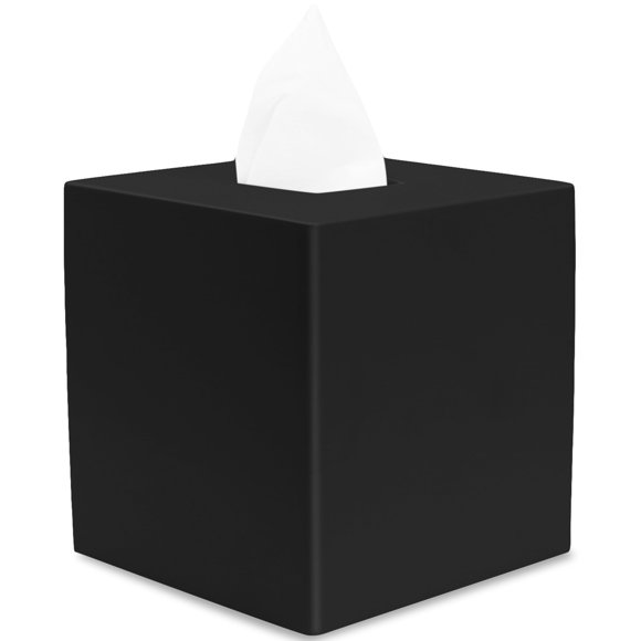 Funda para Caja de Pañuelos YEW DESIGN Negro Mate 2 kg