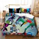 thumbnail image 1 of Teen Titans Go Bedding SetsQuilt Bed Cover Duvet Cover Pillow Case-3 Pieces Sets Us_Europe_UK Size Adult Children Bed Sheets, 1 of 5