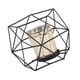 thumbnail image 5 of Portavelas Tealight Vela Votiva Copa De Vela Candelero Hogar Sala De Estar Estrella De Oro Negro, 5 of 5