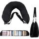 thumbnail image 1 of Almohada de viaje rellenable, multifuncional, en forma de U, para el cuello, se puede rellenar con ropa, transformable y escalable para viajar en coche o avión (sin relleno)., 1 of 7