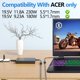 thumbnail image 3 of Cargador MKVZPV 230W AC 100-240V para portátil Acer, 3 of 6