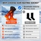 thumbnail image 4 of Heated Socks HNXKB, batería recargable de 5 V 5000 mAh para hombre, 4 of 8
