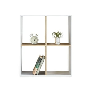 Klik Muebles - Librero Organizador 4 Espacios - Blanco