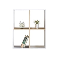 Klik Muebles - Librero Organizador 4 Espacios - Blanco