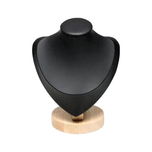 Ioensy - Busto De Exhibición De Collar Estable Liso Para Tocador Tienda Minorista Sala De Exposición Negro S