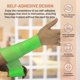thumbnail image 4 of MEDca Self Adherent Wrap, Athletic Tape Rolls and Sports Adhesive Bandages (3 in x 5 Yards) - 6 Pack, 4 of 10