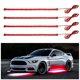 thumbnail image 1 of Tira de luces LED YM E-Bright de 30 cm a prueba de agua para coche, color rojo x4, 1 of 6