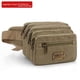 thumbnail image 1 of Paquete para hombres y mujeres, cremallera multi-bolsillos ​ Bolsillos bolso de cintura, bolso de cinturón para correr ciclismo viaje caminar senderismo pesca camping (marrón), 1 of 3