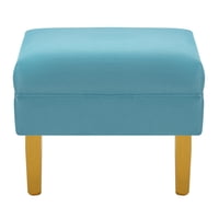Bodevir - Pouf Sky 1C Felpa 01 Turquesa