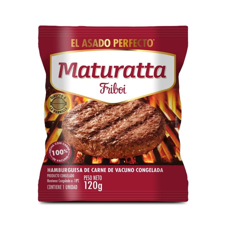 Hamburguesa De Vacuno 120 g Maturatta