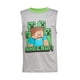 thumbnail image 4 of Conjunto Para Niños De 3 Piezas Con Camiseta Tank Top Y Shorts Creepers, 4 of 8