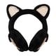 thumbnail image 1 of Orejeras de gato cálidas de invierno para mujer, lindas orejeras de gato, diadema de piel sintética para exteriores, 1 of 5