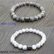 thumbnail image 2 of 10 pulseras para dejar de fumar, para hombres, pulsera antitabaco, pulsera espiritual para mujeres, ayuda a aliviar la ansiedad, la frustración y la irritabilidad, blanco y gris., 2 of 7