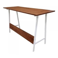 Tododescuento - Escritorio Simple Metálico Marron Estilo Industrial 100X40X72 Cm