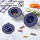 thumbnail image 5 of Colador para fregadero COOK WITH COLOR de silicona flexible, 3 piezas, azul, 5 of 9