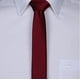 thumbnail image 3 of Corbata Delgada Seda Burdeo, 3 of 3