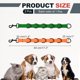 thumbnail image 2 of Uxcell Lazos de Aseo para Perros, Correa de Extensión de Brazo de Mesa Ajustable de Nylon con 6 Anillos en D Negros (Naranja/Verde, 2 Piezas), Destinado para Baños Fijos de Perros y Corte de Pelo, 2 of 7