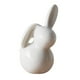 thumbnail image 1 of Estatuilla De Conejo De Cerámica Moderna, Estatua De Pascua, Estantería Para El Hogar, Manualidades Decorativas, Regalo, 5,6x8,5 Cm, 1 of 5